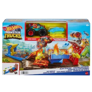 BLAST_STATION_HFB12_194735036066 Hot Wheels Statia cu Impact HFB12
