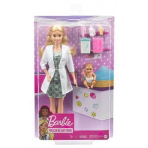 papusa-barbie-doctor-pediatru-01 Papusa Barbie, You can be anything - Doctor Pediatru